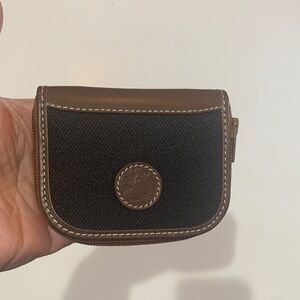 Hunting World Stylish Black and Brown Coin Wallet